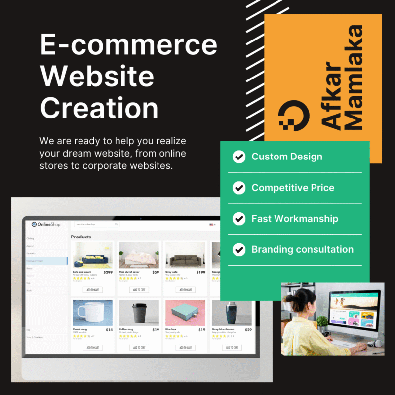 Website Design – E-Commerce Package-10000